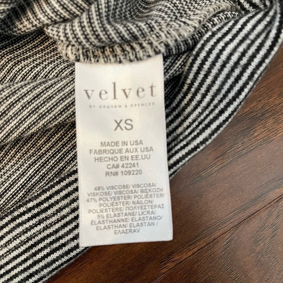 Velvet by Graham and Spencer Striped Dress Size XS - Picture 4 of 5